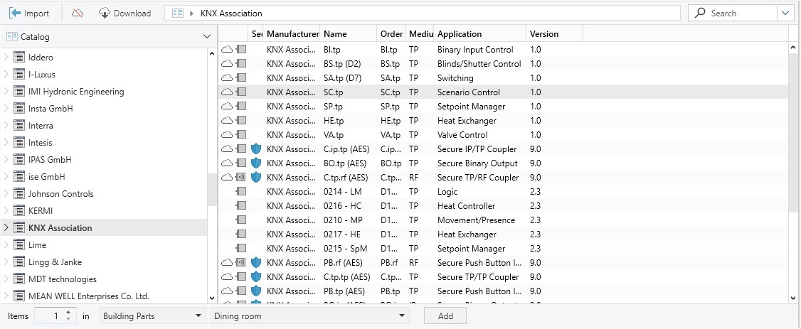 Catalogpanel