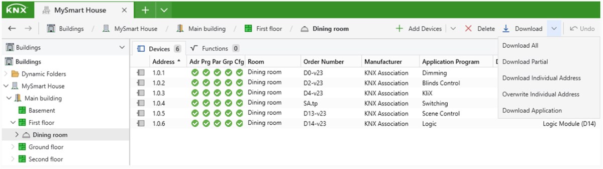 Download Functions – KNX Association